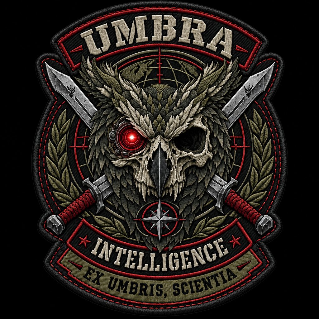 UMBRA Intelligence patch — Ex Umbris, Scientia