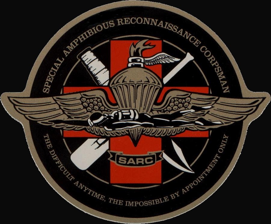 United States Navy Special Amphibious Reconnaissance Corpsman insignia